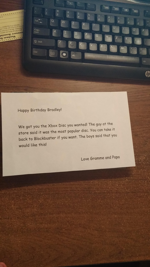 Pic #2 - So my grandparents sent me a gift for my birthday