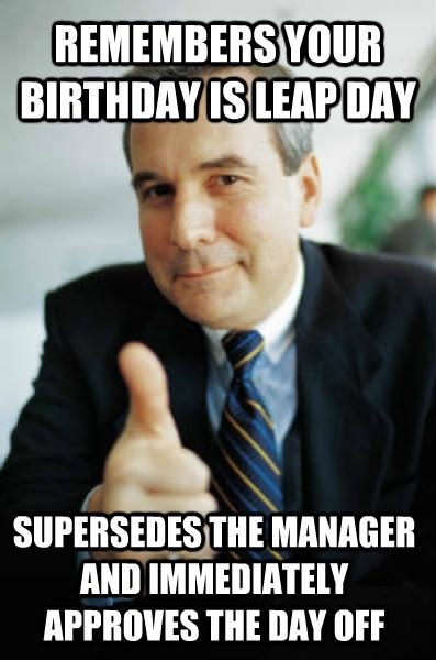 Pic #2 - This is why I work for the boss not the manager