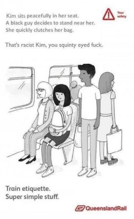 Pic #2 - Train Etiquette