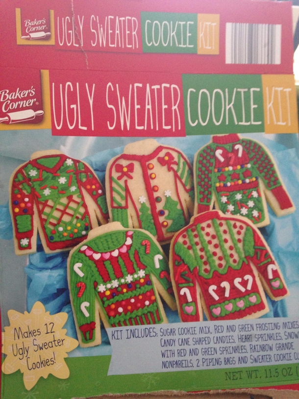 Pic #2 - Ugly Sweater Cookie kit I think I might have the Martha Stewart gene