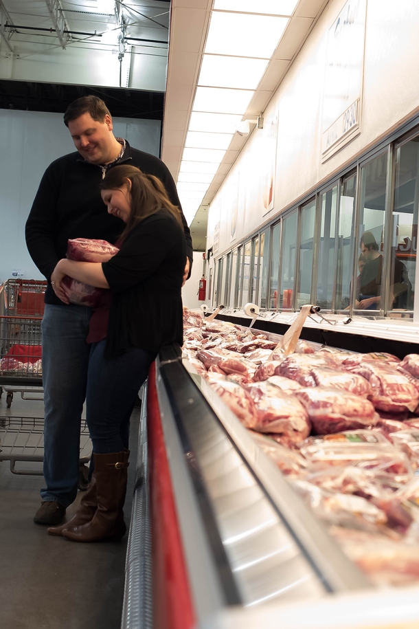 Pic #2 - We got our engagement photos taken at Costco