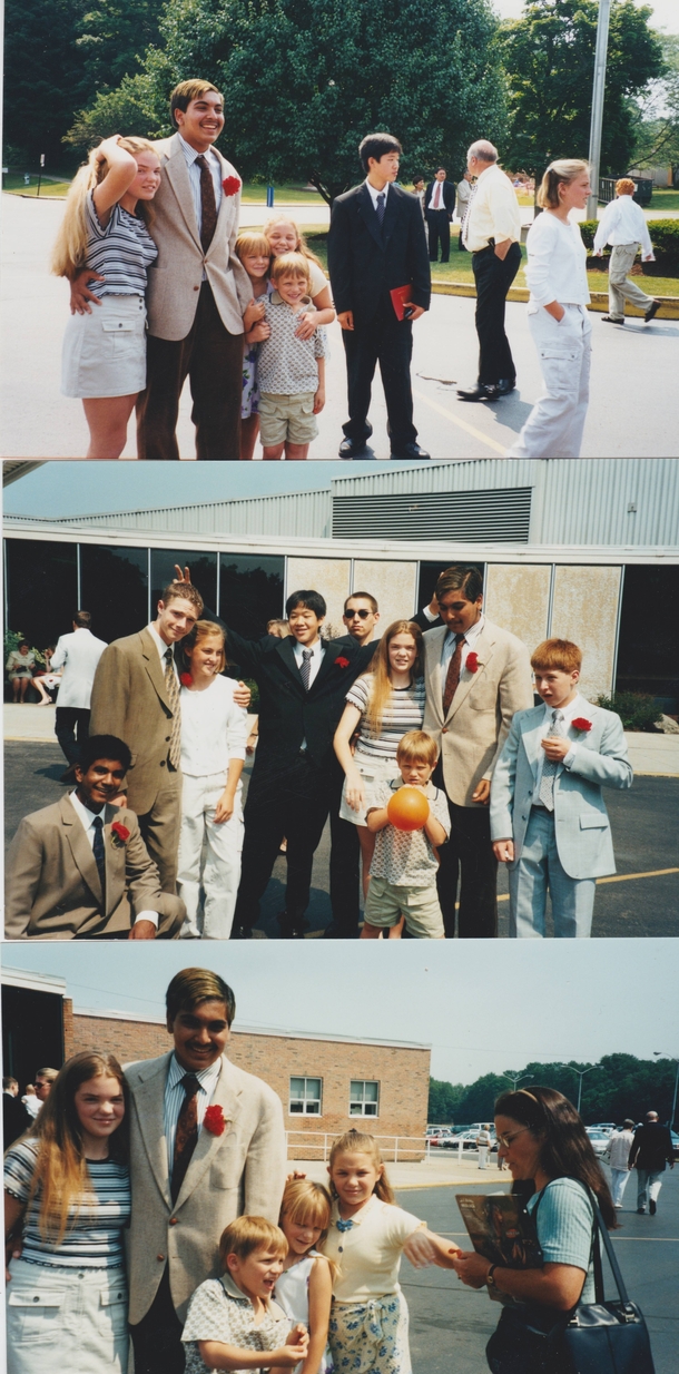 Pic #2 - You think that  year old looked like an old man -yr-old me at th grade graduation looking straight up like the father of my -year-old girlfriends little siblings