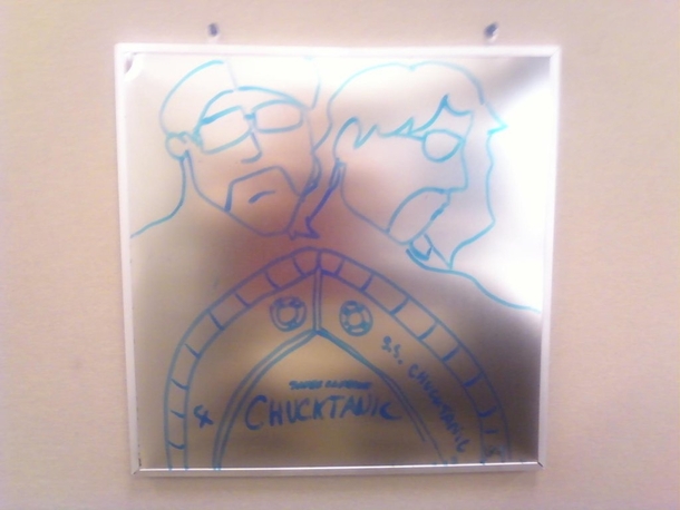 Pic #23 - Every week I draw a new version of my co-worker on his dry erase board He is a quiet  year old man and doesnt really know how to feel about this