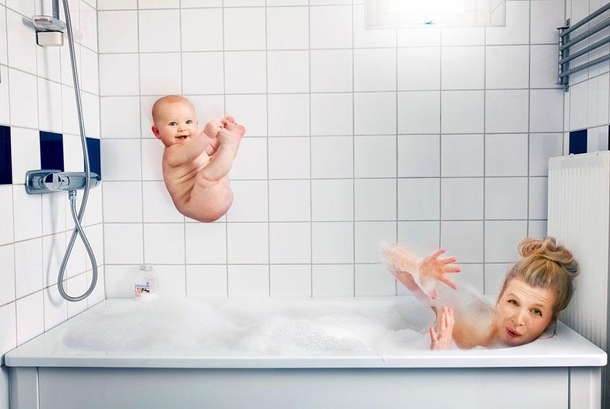Pic #3 - Creative Dad Photoshops His Baby Daughter Into Crazy Situations