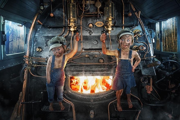 Pic #3 - Creative Father Makes Crazy Photo Manipulations With His Three Daughters