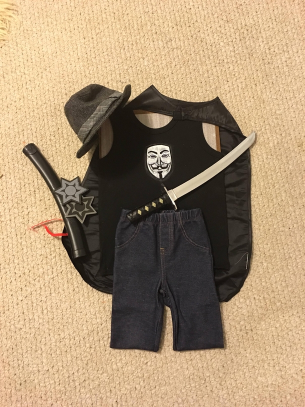 Pic #3 - Decided to make a neck beard Halloween costume for my baby girl after finding a child sized fedora xpost rpics rjustneckbeardthings