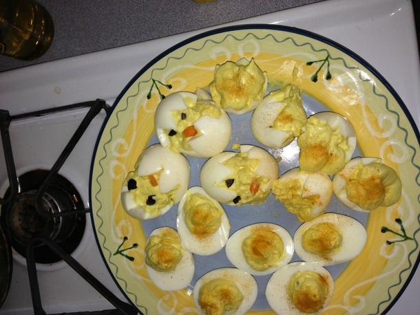 Pic #3 - Deviled Egg Chicks Happy Easter