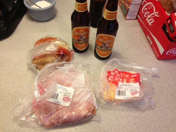 Pic #3 - Drunk me made my lunch last night I like his style