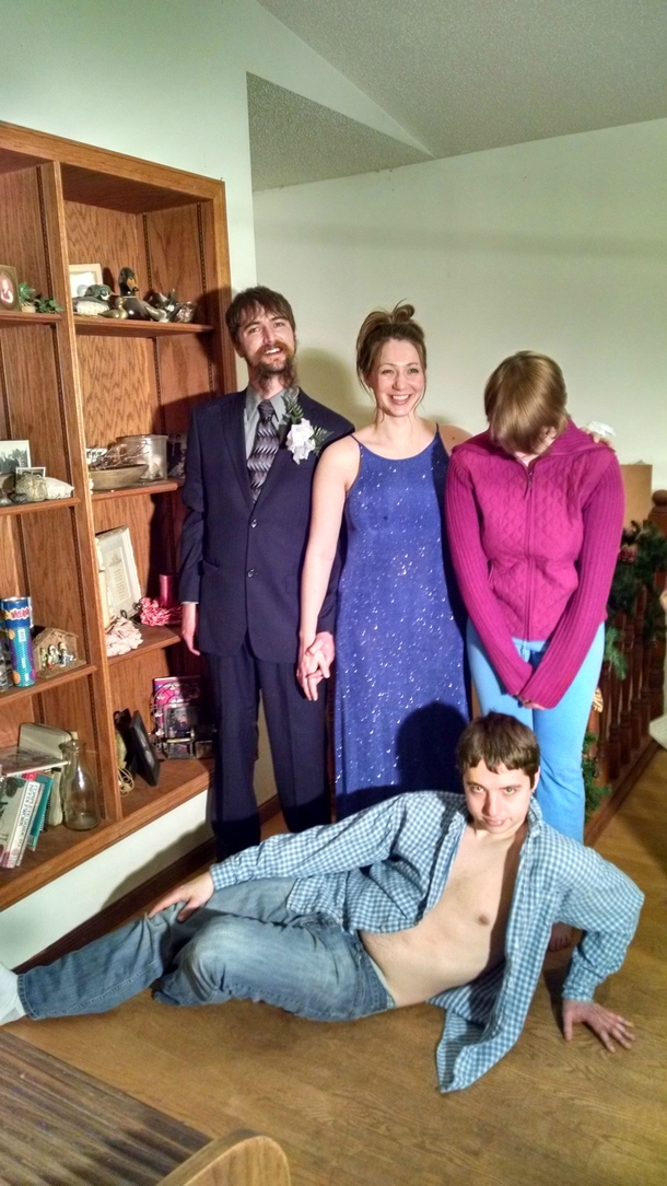 Pic #3 - Found a picture of my older brothers prom
