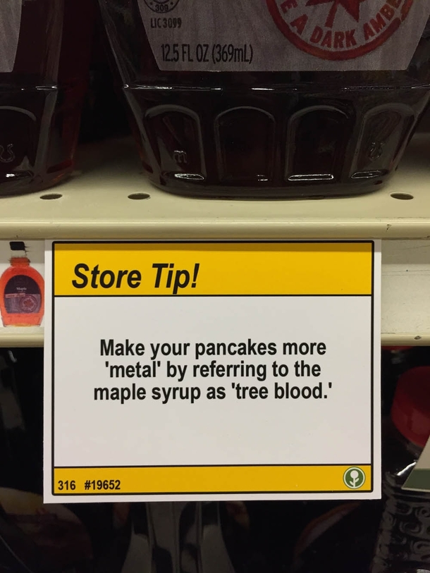 Pic #3 - I added some shopping tips to a nearby grocery store
