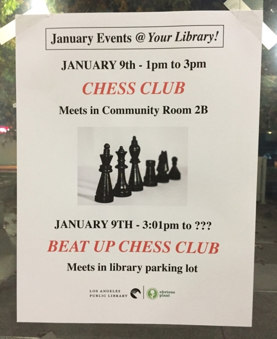 Pic #3 - I made up some fake events for my local library