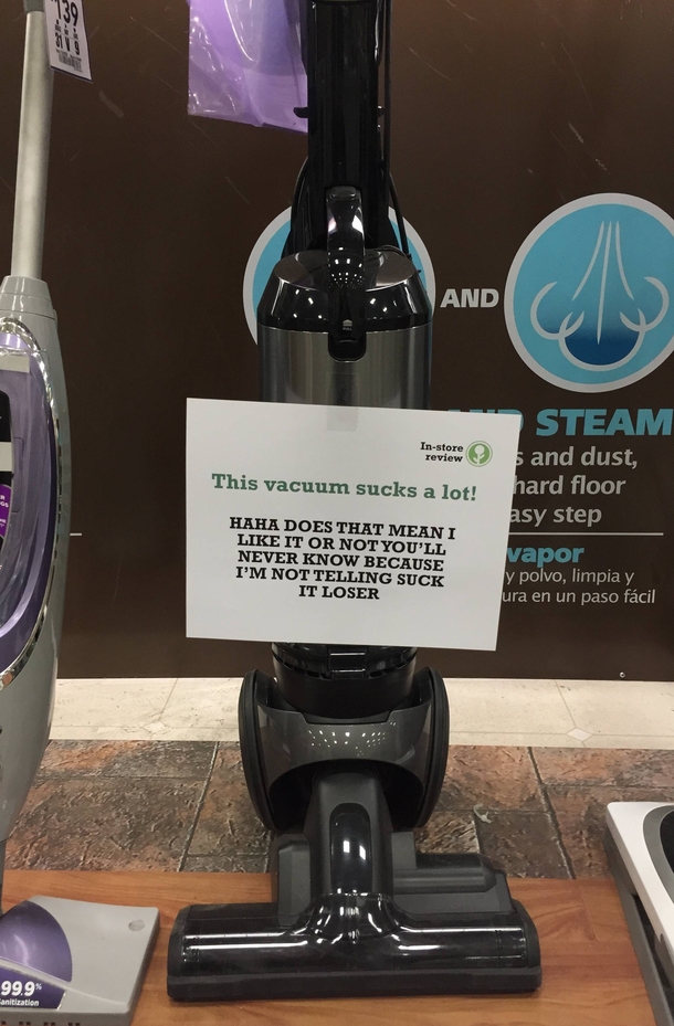 Pic #3 - In-Store Appliance Reviews