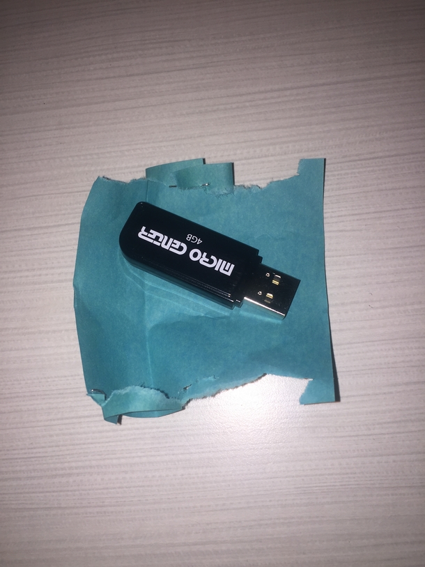 Pic #3 - Its a slow FridayLeft a secret USB with Classified documents