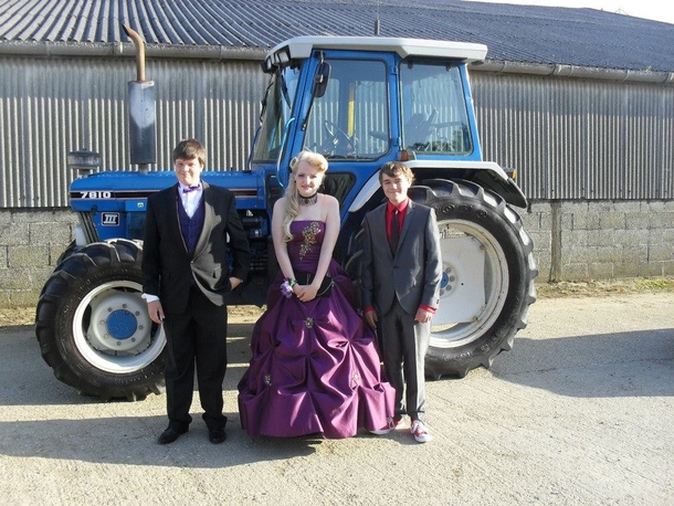 Pic #3 - My best mate doesnt have a car for prom but he does have