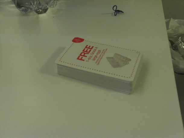 Pic #3 - So my roommate and I just got  eggs for free