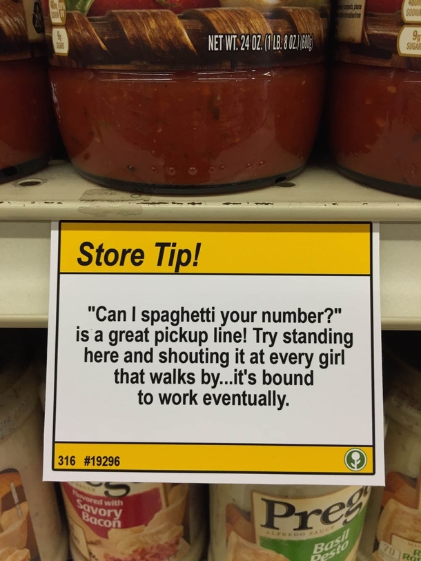 Pic #4 - I added some shopping tips to a nearby grocery store