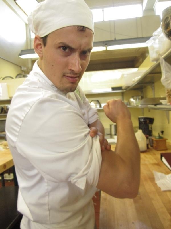 Pic #4 - I want to show you guys how effing serious I took cooking school
