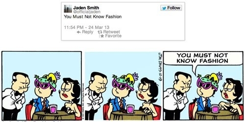 Pic #4 - Jaden Smiths tweets make sense in the Garfield World