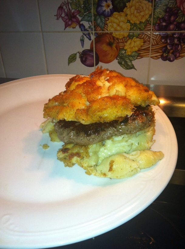Pic #5 - Fried Mac amp Cheese burger