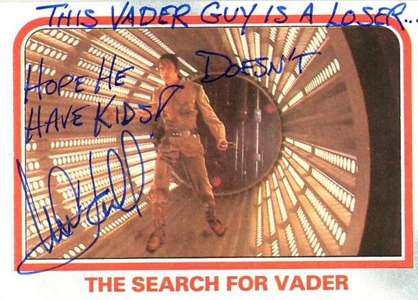 Pic #5 - Mark Hamill Signed Cards