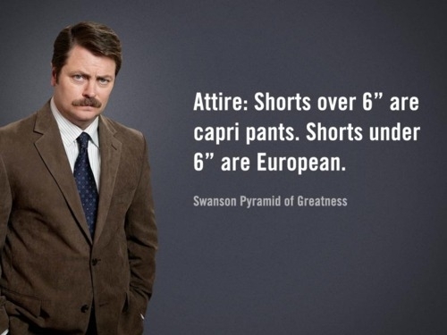 Pic #5 - Some wise words from Ron Swanson