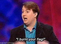 Pic #5 - Youre burning our flag