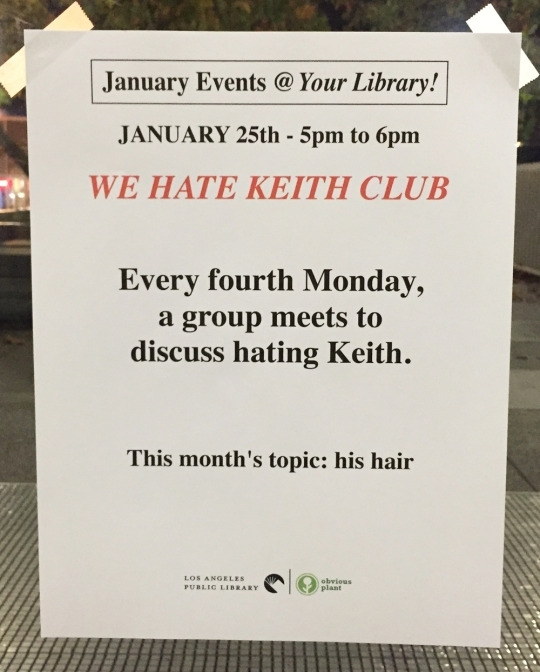Pic #6 - I made up some fake events for my local library