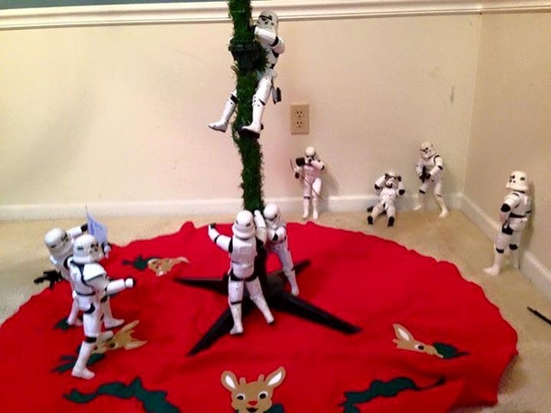 Pic #6 - lets build a tree star wars style