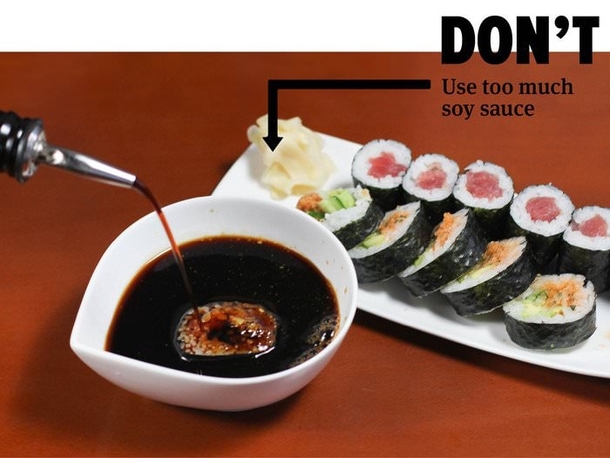 Pic #6 - The dos and donts of sushi