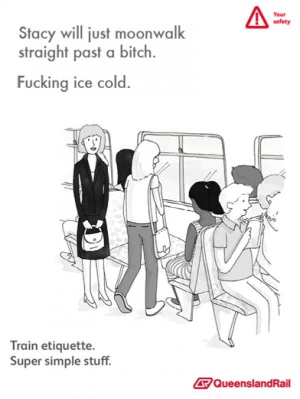 Pic #6 - Train Etiquette