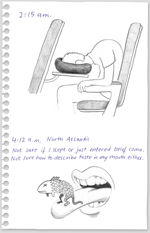 Pic #7 - A visual diary documenting a flight from NY to Berlin with a stopover in London