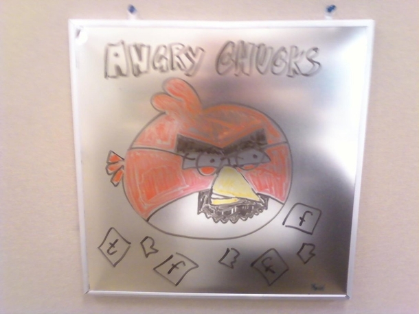 Pic #7 - Every week I draw a new version of my co-worker on his dry erase board He is a quiet  year old man and doesnt really know how to feel about this