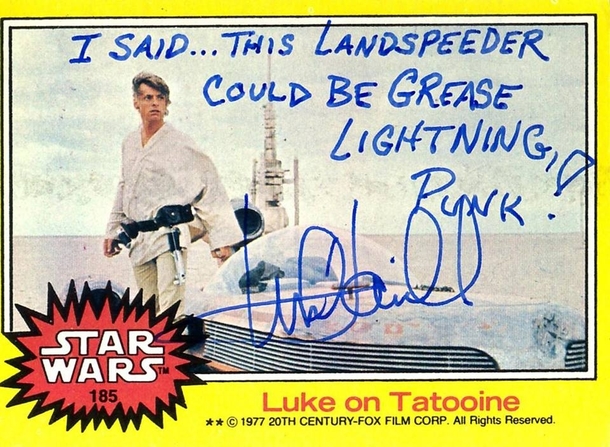 Pic #7 - Mark Hamill Signed Cards