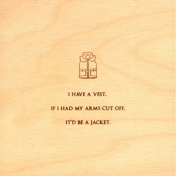 Pic #7 - Minimalist Mitch Hedberg Wood Etchings