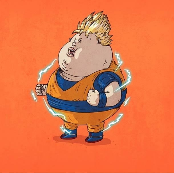Pic #7 - What if Superheroes Were Fat