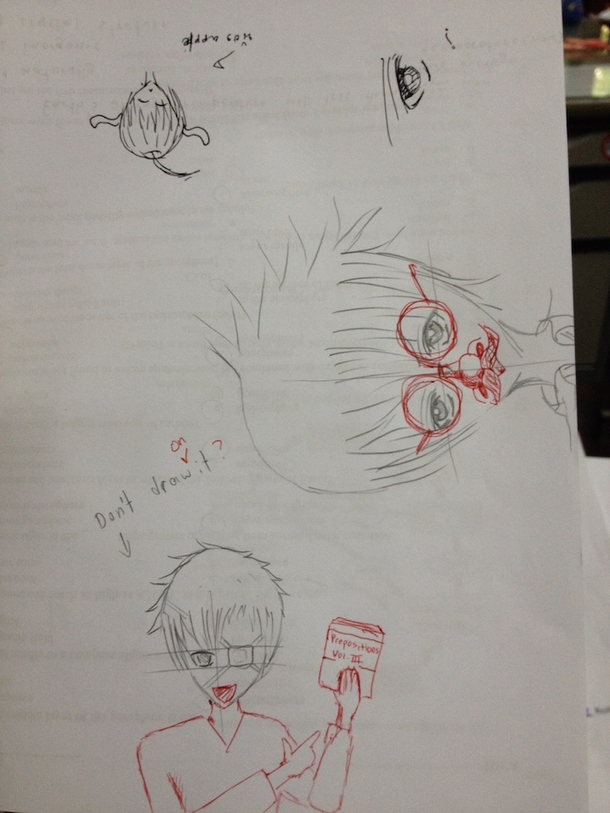 Pic #8 - As an th to th grade science teacher I noticed my students would draw a lot on their papers Anytime I came across a drawing I added something to it