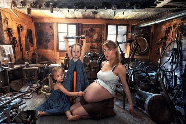 Pic #8 - Creative Father Makes Crazy Photo Manipulations With His Three Daughters