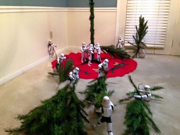 Pic #8 - lets build a tree star wars style