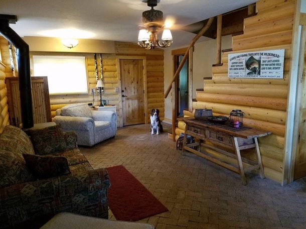 Pic #8 - My father-in-law took pictures of the cabin the whole family stayed at this weekend Their dog is in every one of these pictures