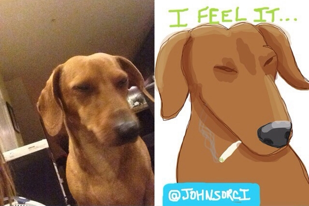 Pic #8 - People post selfies other people draw them