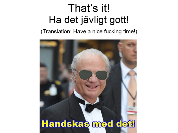 Pic #9 - A guide to Sweden Inspired by the guide to Spain