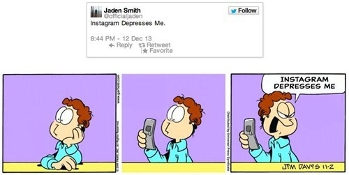 Pic #9 - Jaden Smiths tweets make sense in the Garfield World