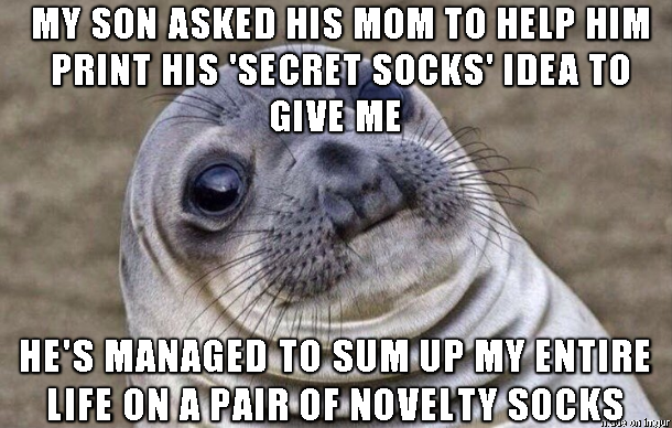 pic of socks in comments