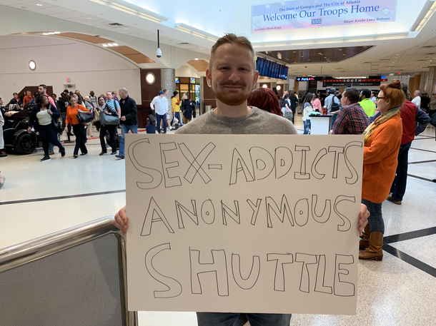 Picked up my buddy from the airport for his bachelor party today