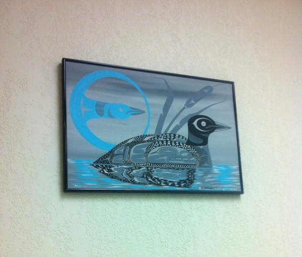 Picture of a loon in a lawyers office looks as if its having Vietnam flashbacks