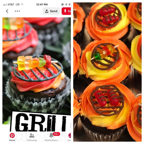 Pinterest vs the ones my wife made I think she did awesome