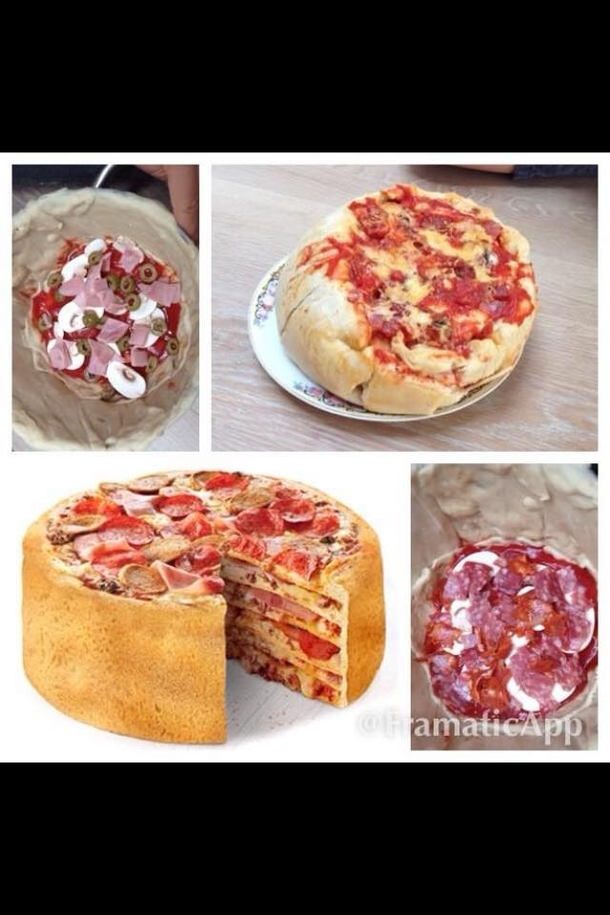 Pizza cake