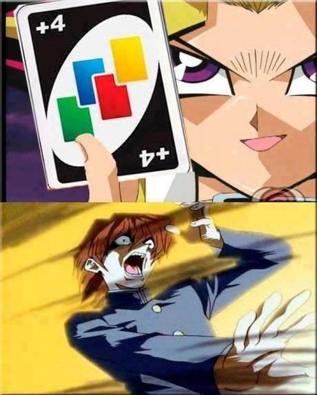 Played Uno again every freaking time
