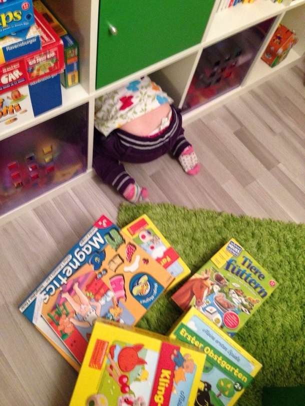 Playing hide and seek with my yo daughter