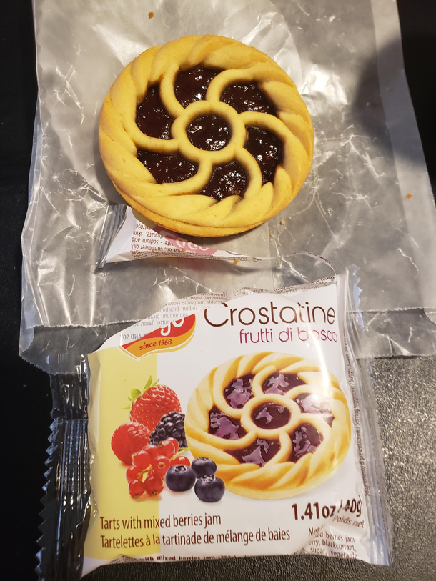 Pleasantly surprised by this fruit tart